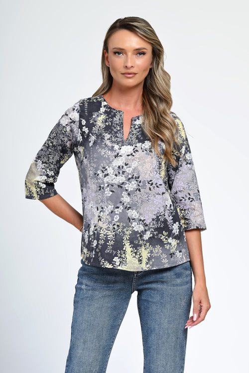 Bluză damă cu imprimeu floral Liora Natalee Fashion