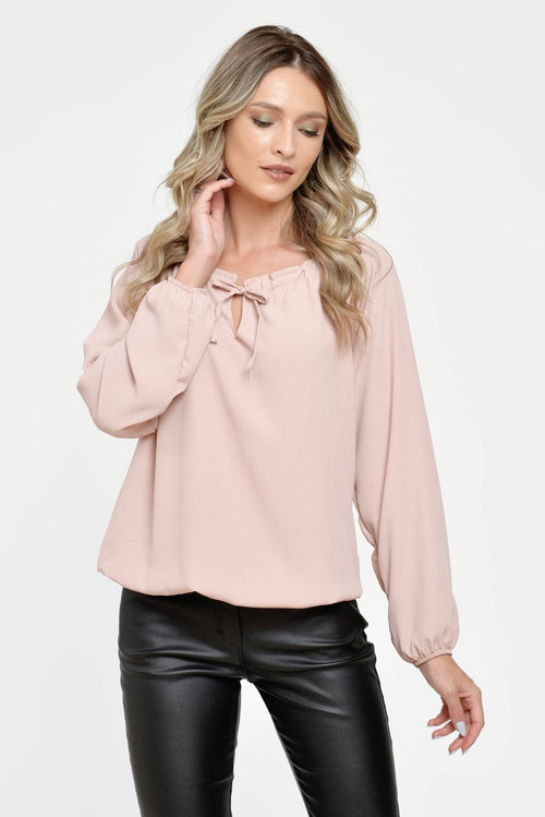 Bluza roze tip ie Agapia Natalee Fashion