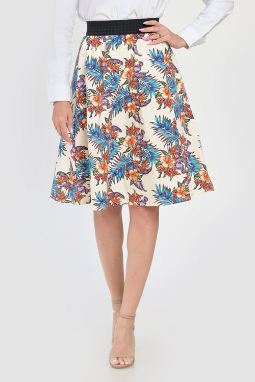 Fusta dama flori Aylin Natalee
