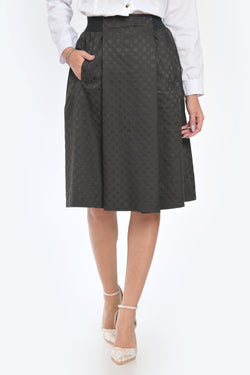 Fusta eleganta texturata Berkley Natalee