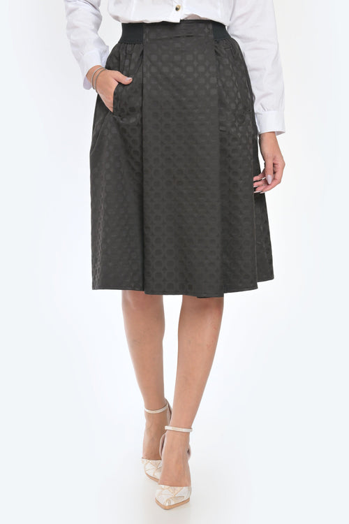 Fusta eleganta texturata Berkley Natalee