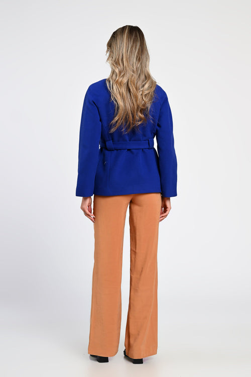 Jachetă albastră elegantă Selena Natalee