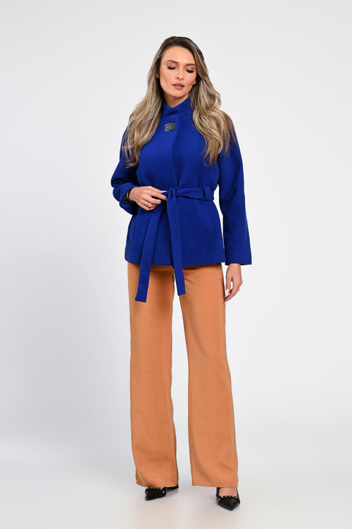 Jachetă albastră elegantă Selena Natalee