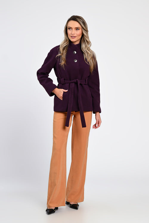 Jachetă mov elegantă Adriana Natalee