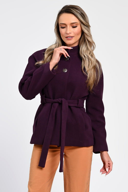 Jachetă mov elegantă Adriana Natalee
