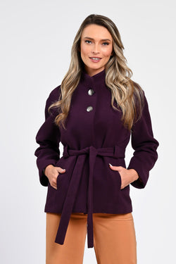 Jachetă mov elegantă Adriana Natalee