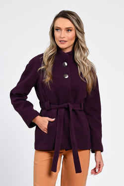 Jachetă mov elegantă Adriana Natalee