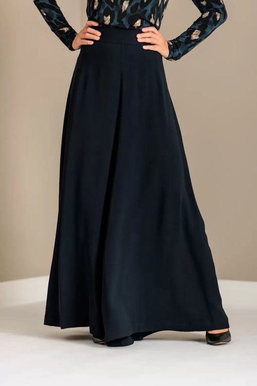 Pantaloni dama eleganti negri Arabela Natalee