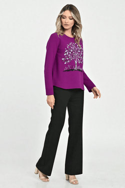 Pulover damă mov Astin Natalee