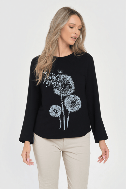 Pulover damă negru Bianca Natalee