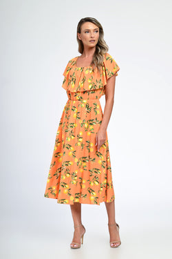 Rochia damă cu imprimeu lamai Sofia Natalee Fashion