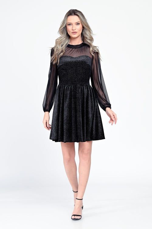 Rochia dama eleganta “vis de miez de noapte " Natalee