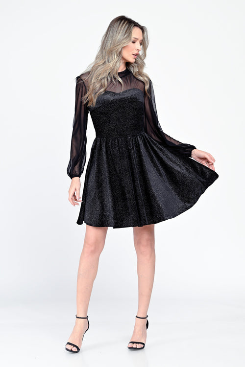 Rochia dama eleganta “vis de miez de noapte " Natalee