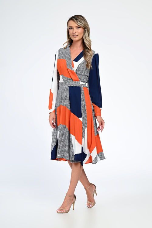 Rochia damă geometrică Diana Natalee Fashion