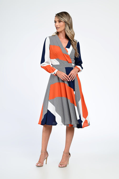 Rochia damă geometrică Diana Natalee Fashion