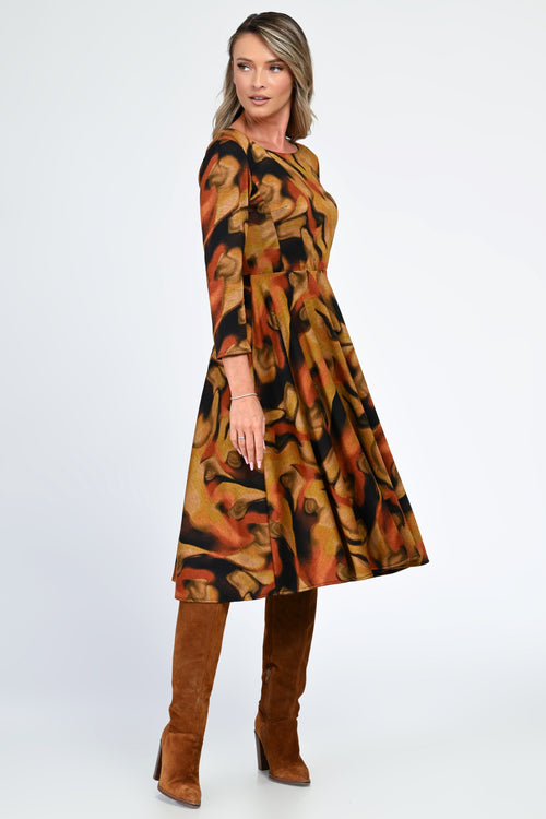 Rochia damă midi Autumn Sofia Natalee Fashion