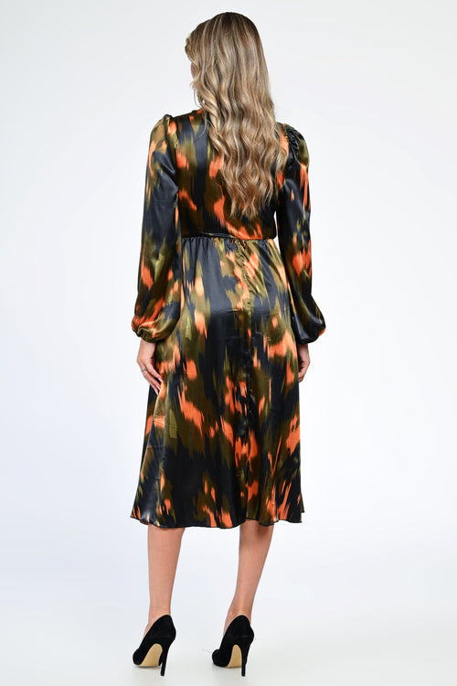 Rochia damă satinată Clara Natalee Fashion