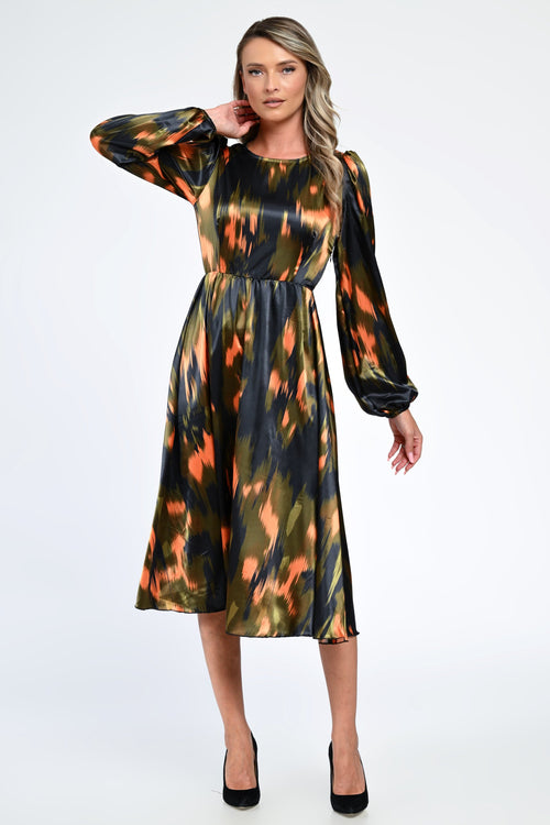 Rochia damă satinată Clara Natalee Fashion