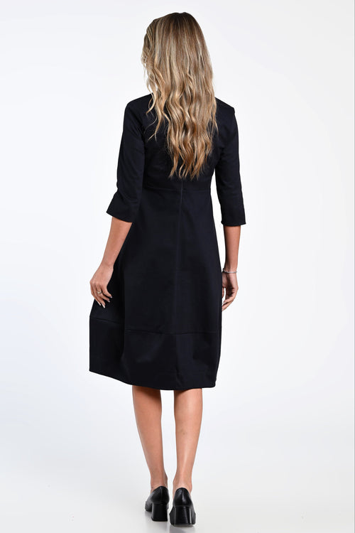 Rochie bleumarin midi Clara Natalee