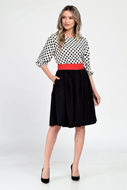 Rochie cu buline Estelle Eranthe