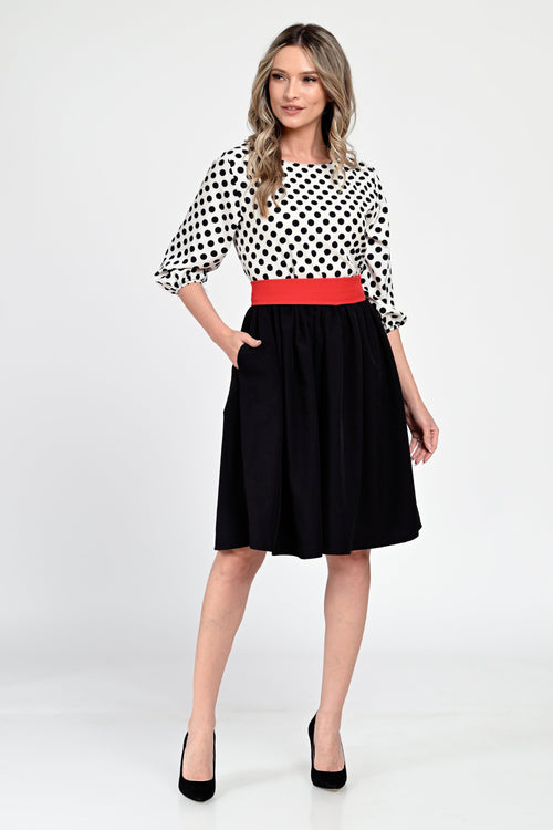 Rochie cu buline Estelle Eranthe