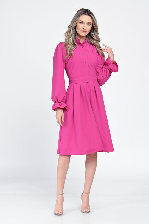 Rochie dama ciclamen Elite Natalee Fashion