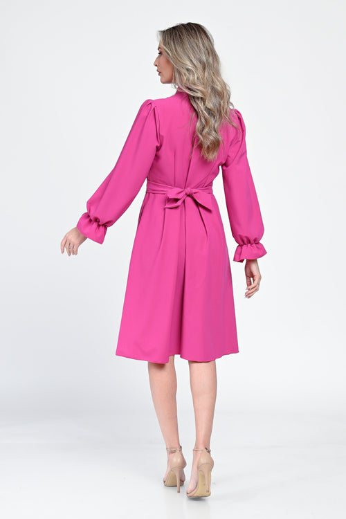 Rochie dama ciclamen Elite Natalee Fashion