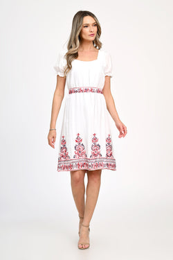 Rochie dama elganta alba Aneta Natalee Fashion