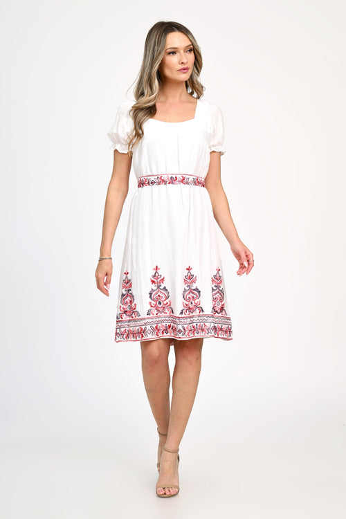 Rochie dama elganta alba Aneta Natalee Fashion