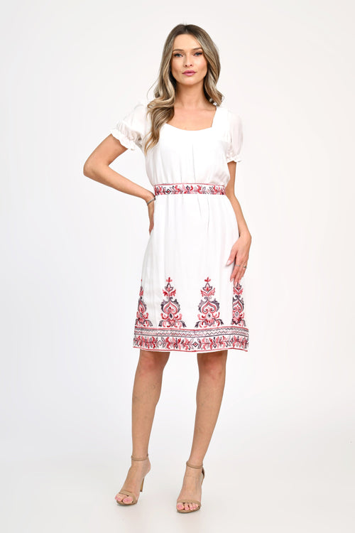 Rochie dama elganta alba Aneta Natalee Fashion