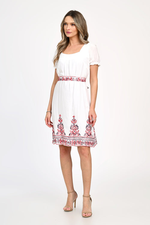 Rochie dama elganta alba Aneta Natalee Fashion