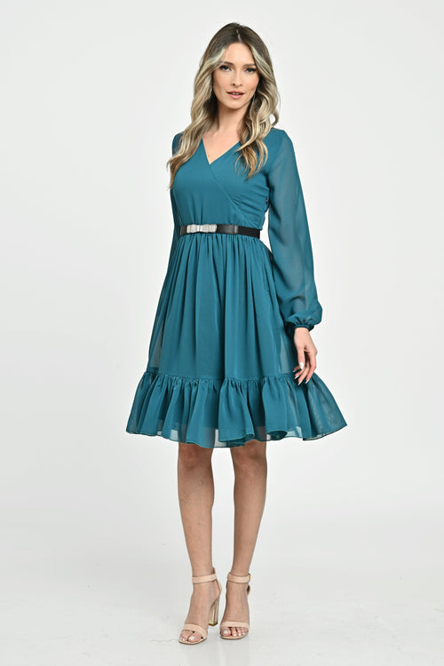 Rochie damă turqoise Flaminia Natalee Fashion