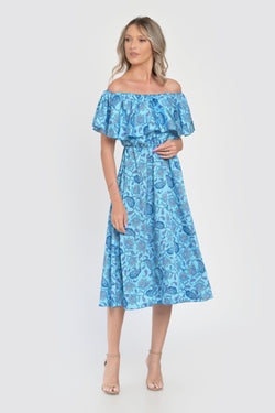 Rochie de vara bleu  Gianina Natalee