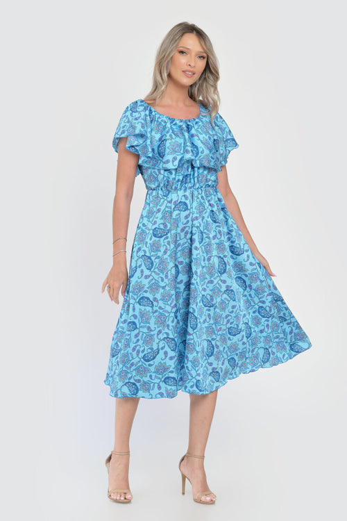 Rochie de vara bleu  Gianina Natalee