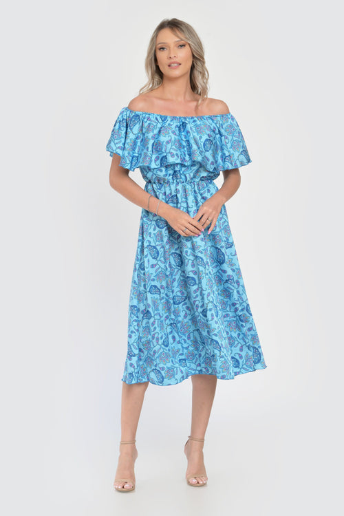 Rochie de vara bleu  Gianina Natalee