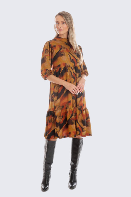 Rochie doua volane Irina Natalee