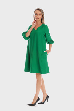 Rochie Eranthe A-line verde Eranthe