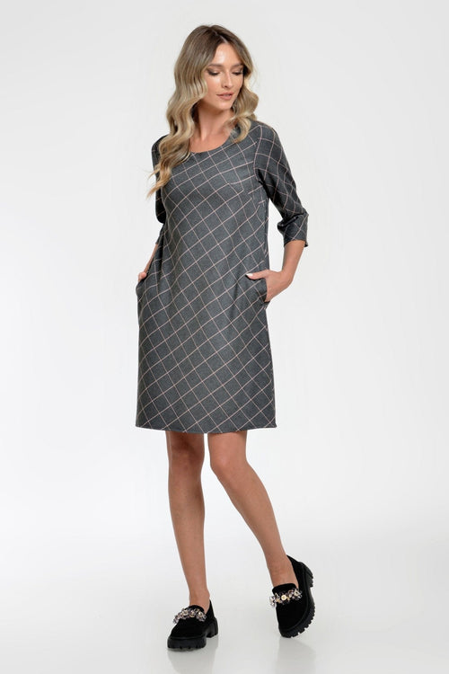 Rochie in carouri Carlia Natalee Fashion