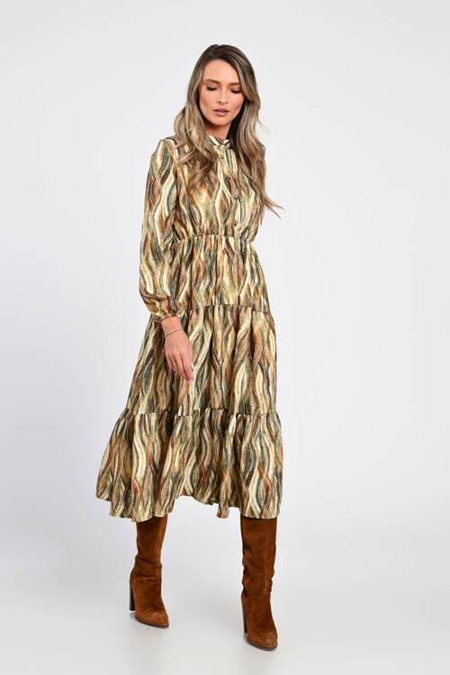 Rochie midi boho Elora Natalee Fashion