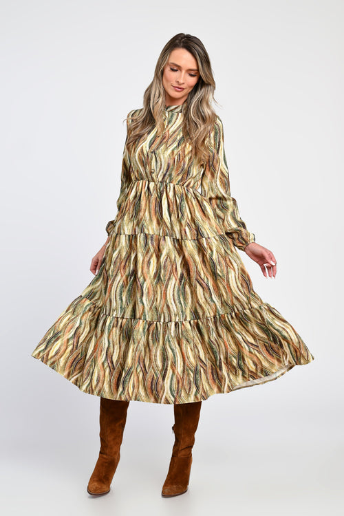 Rochie midi boho Elora Natalee Fashion