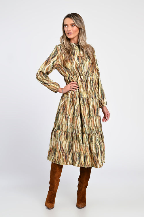 Rochie midi boho Elora Natalee Fashion