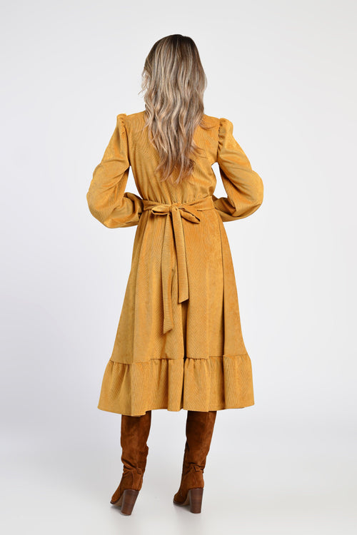 Rochie midi din raiat Mara Natalee