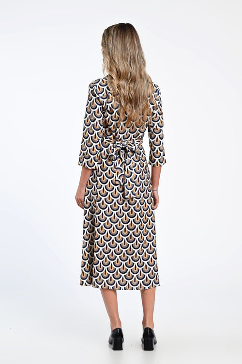 Rochie midi imprimată Sonia Natalee