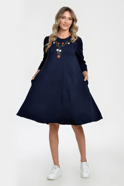 Rochie pictată manual Vica Eranthe