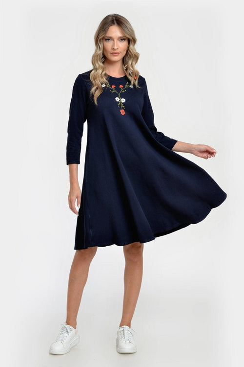 Rochie pictată manual Vica Eranthe