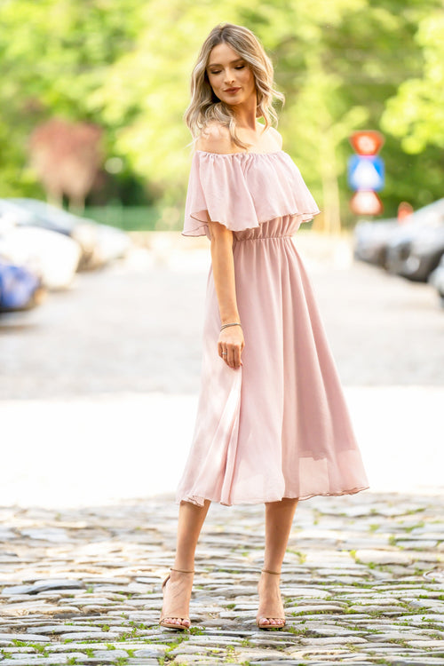 Rochie dama de vara volan urmeri Eliana Natalee