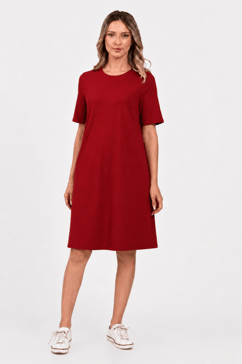 Rochie Eranthe casual burgundy