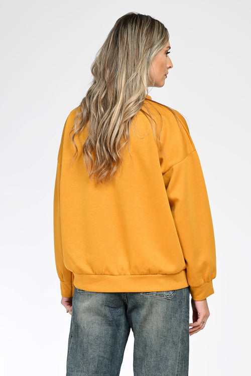 Bluză casual damă cu aplicație florală Elara Natalee