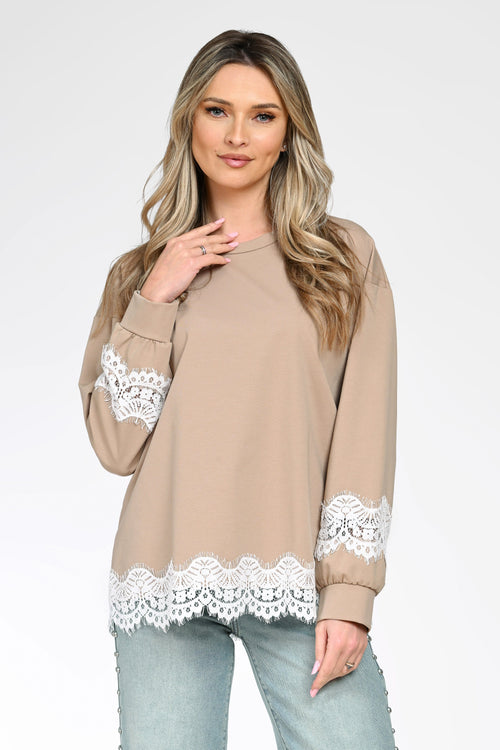 Bluza cu croială lejeră Lumi Natalee