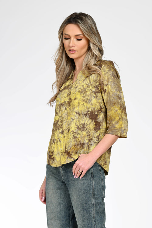 Bluză cu imprimeu abstract dama Camelia Natalee Fashion